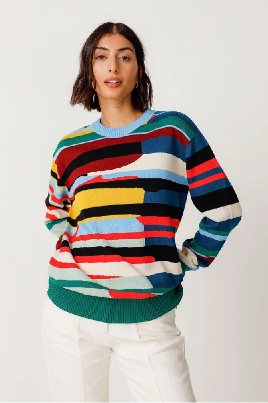 Fair Isle SweatersSKFK Multi Print Sweater