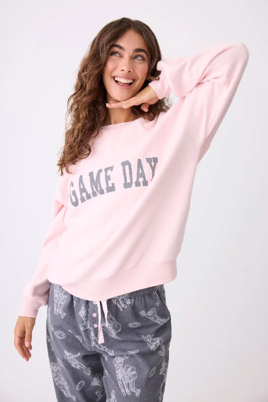 Elegant Hooded Cashmere SweatersPJ Salvage Game Day Sweater