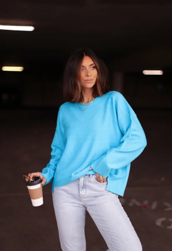 Blue Pullover Sweater