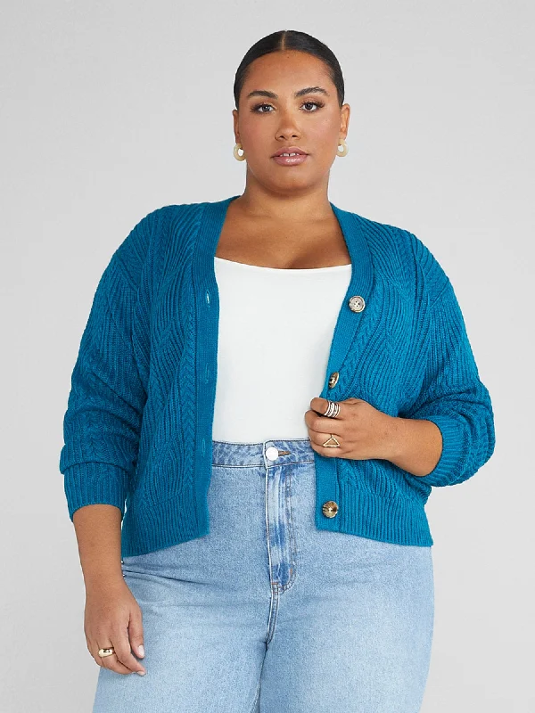 Wool SweatersKatya V-Neck Cropped Cardigan