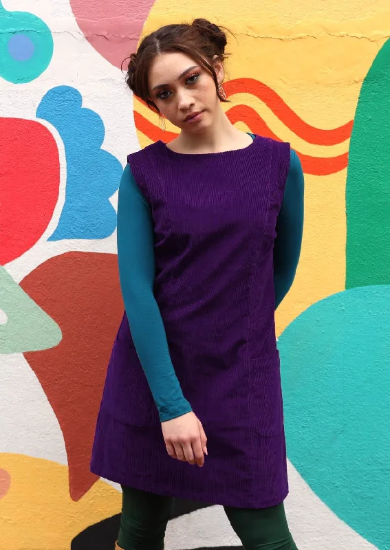 Polly Pocket Corduroy Tunic Parachute Purple