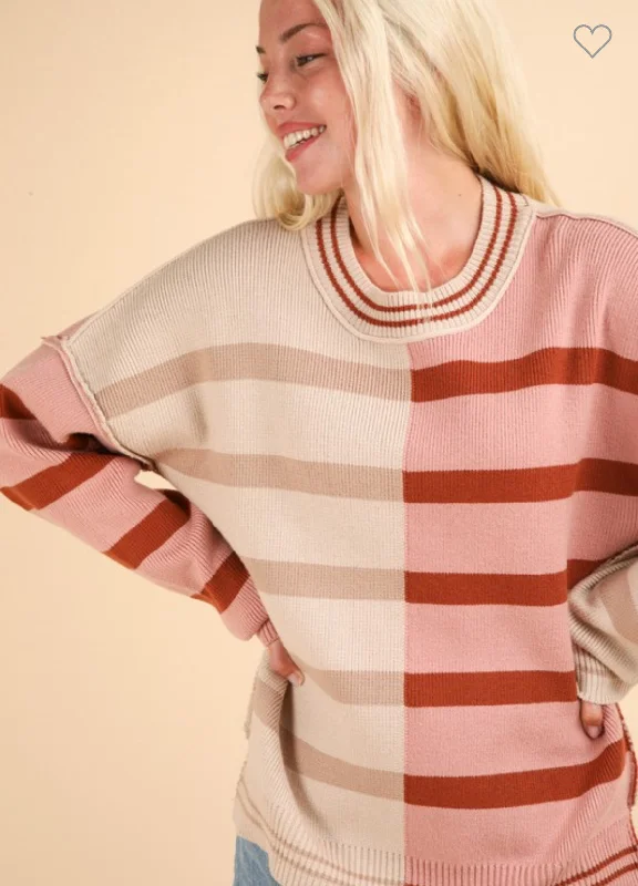 Stylish SweatersCozy Stripe Sweater