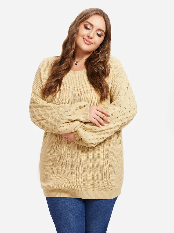 Turtle-Neck Wool SweatersRibbed Knit Drop Shoulder Sweater