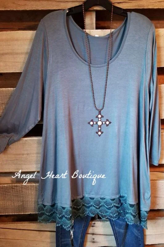 Any Occasion Tunic - Antique Blue