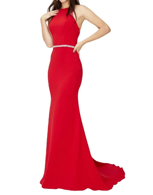 prom dress style guidesMermaid Prom Dress In Hot Red