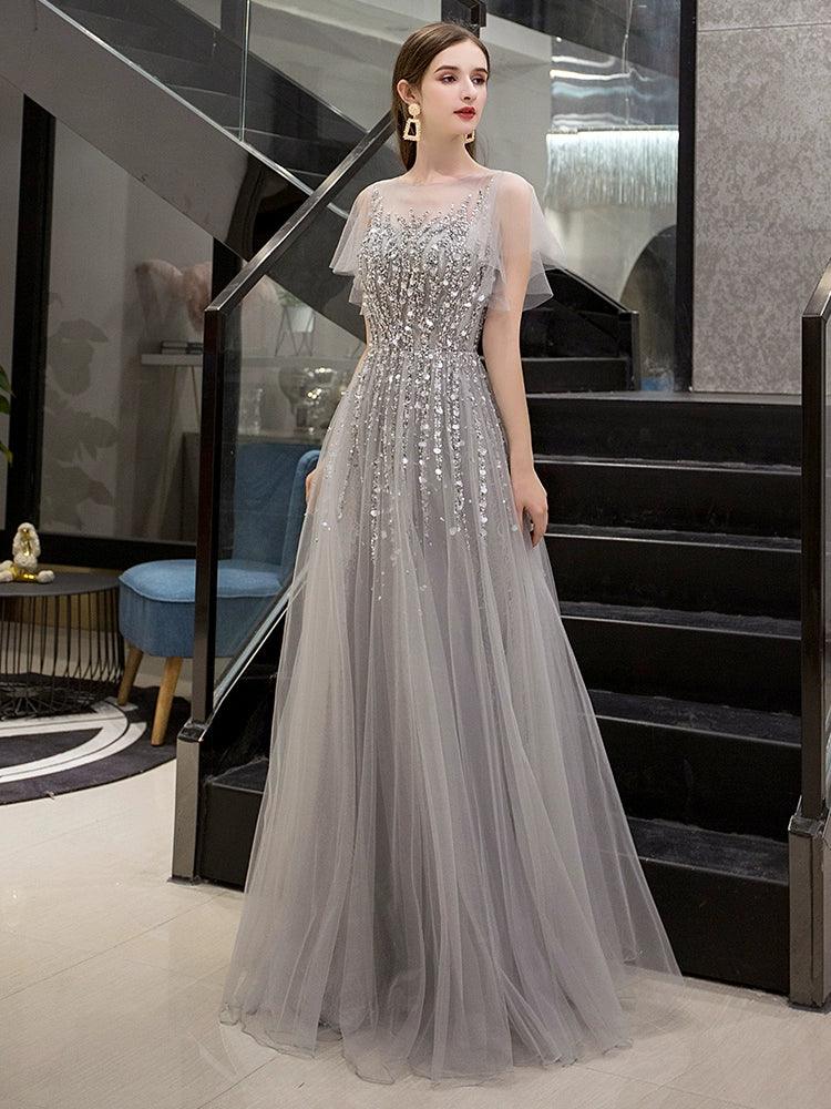 prom dresses for fallWomen's A-Line Prom Dresses Sexy Long Evening Dress Sleeveless Beaded Formal Dresses for Women