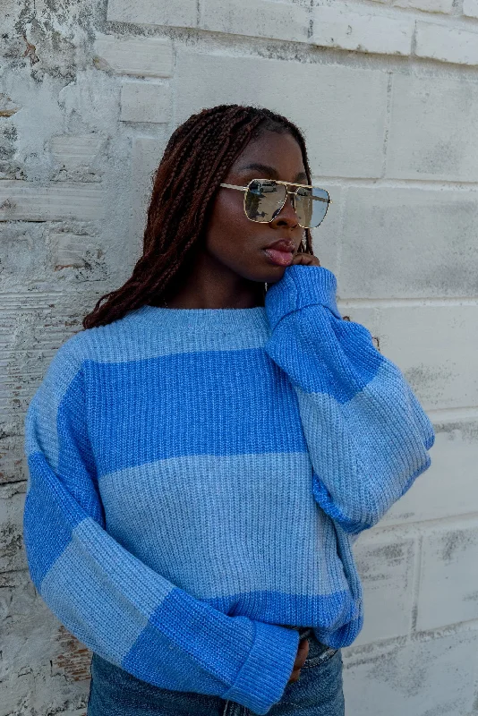 Casual SweatersCANDY STRIPE SWEATER