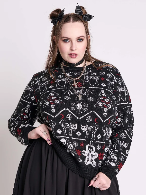 Colorful SweatersCreepy Xmas Sweater