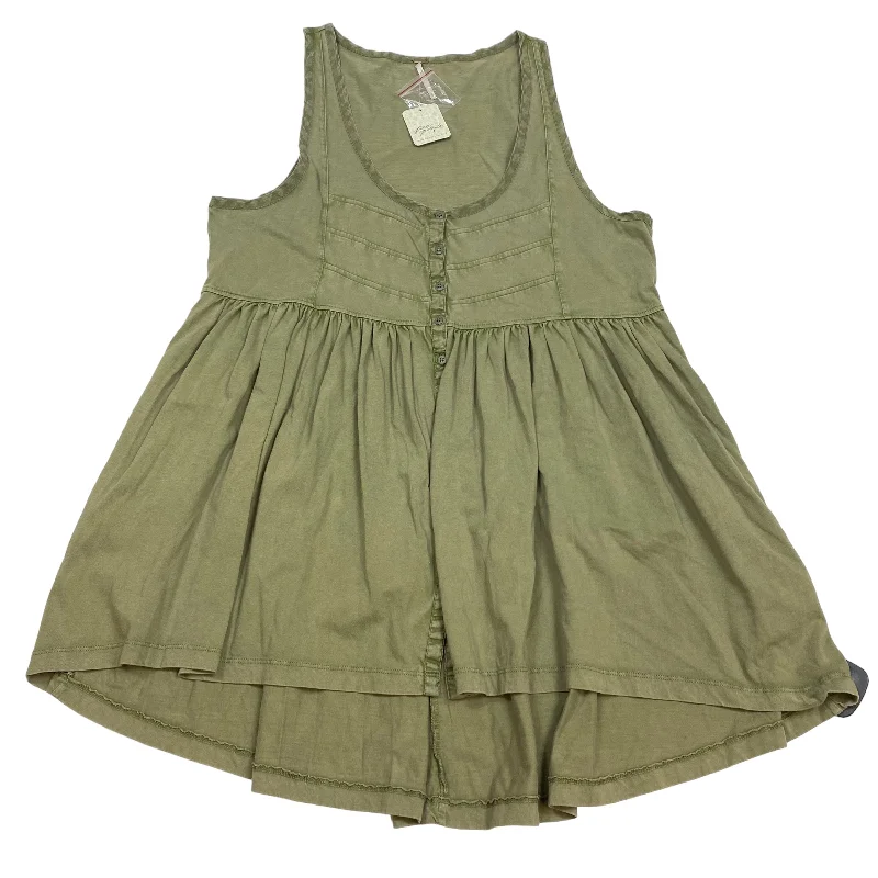 Green Tunic Sleeveless Free People, Size S