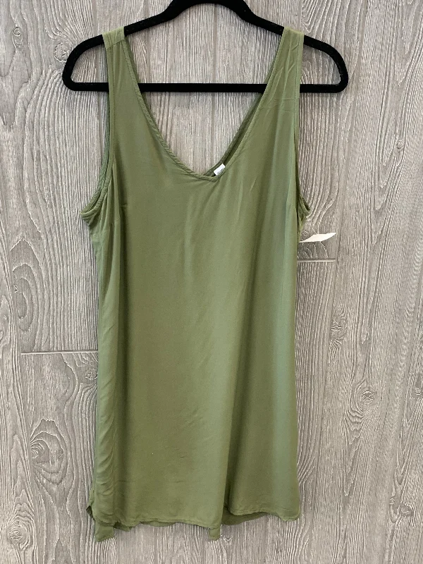 Green Tunic Sleeveless Old Navy, Size M