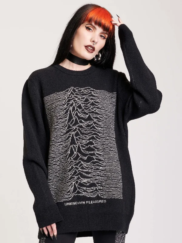 Retro Crewneck SweatersJoy Division Intarsia Sweater