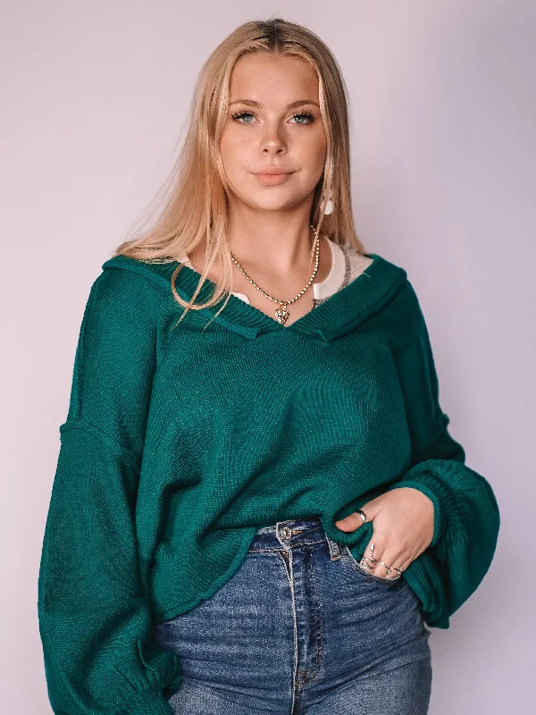 Fitted High-Quality Wool SweatersLeAnne Oversized Sweater