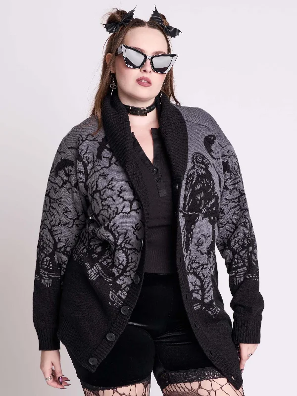 Stylish SweatersMidnight Raven Cardigan