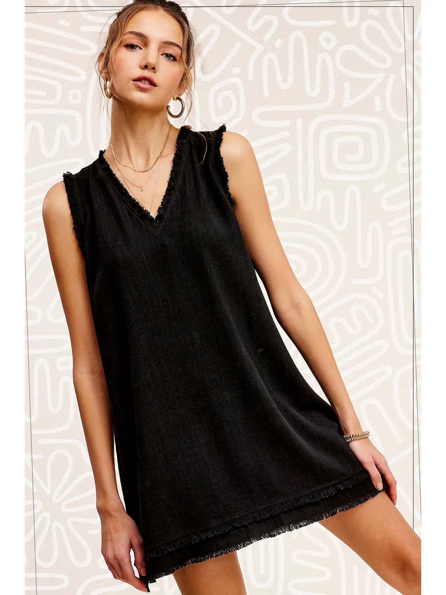 Nora Black Tunic