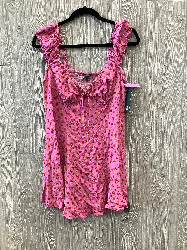 Pink Tunic Sleeveless Wild Fable, Size M