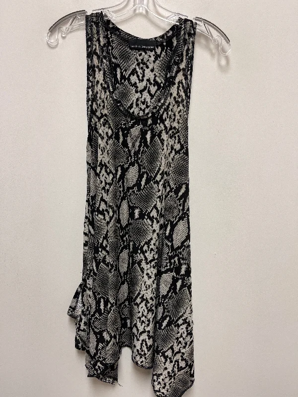 Snakeskin Print Tunic Sleeveless Isabella Rodriguez, Size M