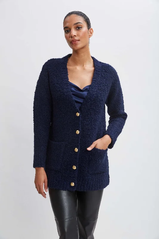 Crewneck SweatersBoucle Merino Cardigan