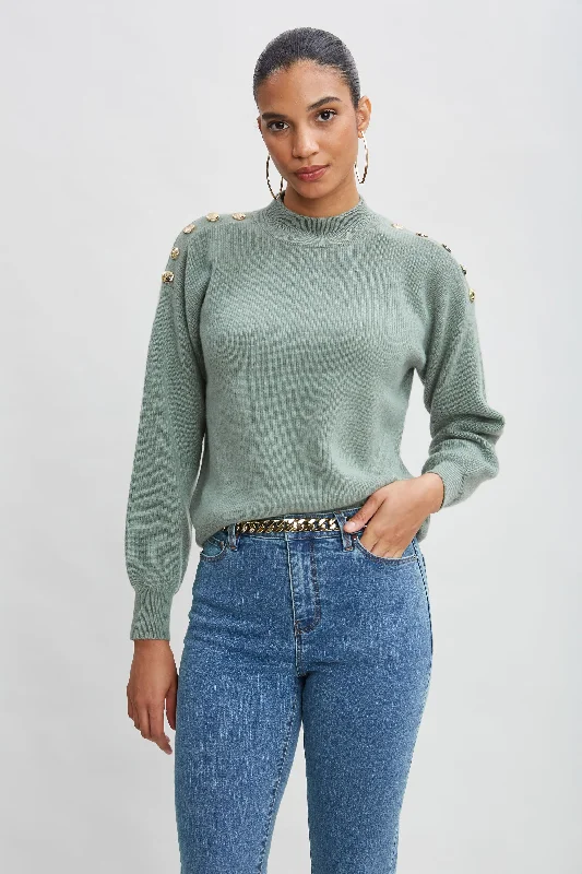 Quick-Dry SweatersCashmere Button Sweater