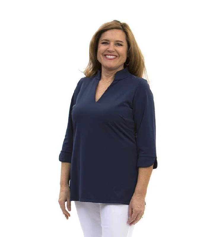 Katherine Way Largo Tunic - Navy