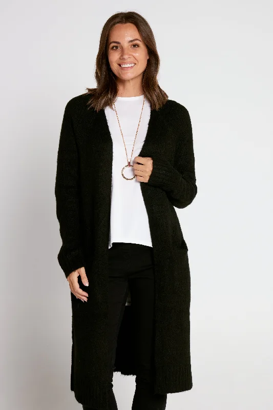 Trendy Pullover SweatersPaula Cardigan - Black